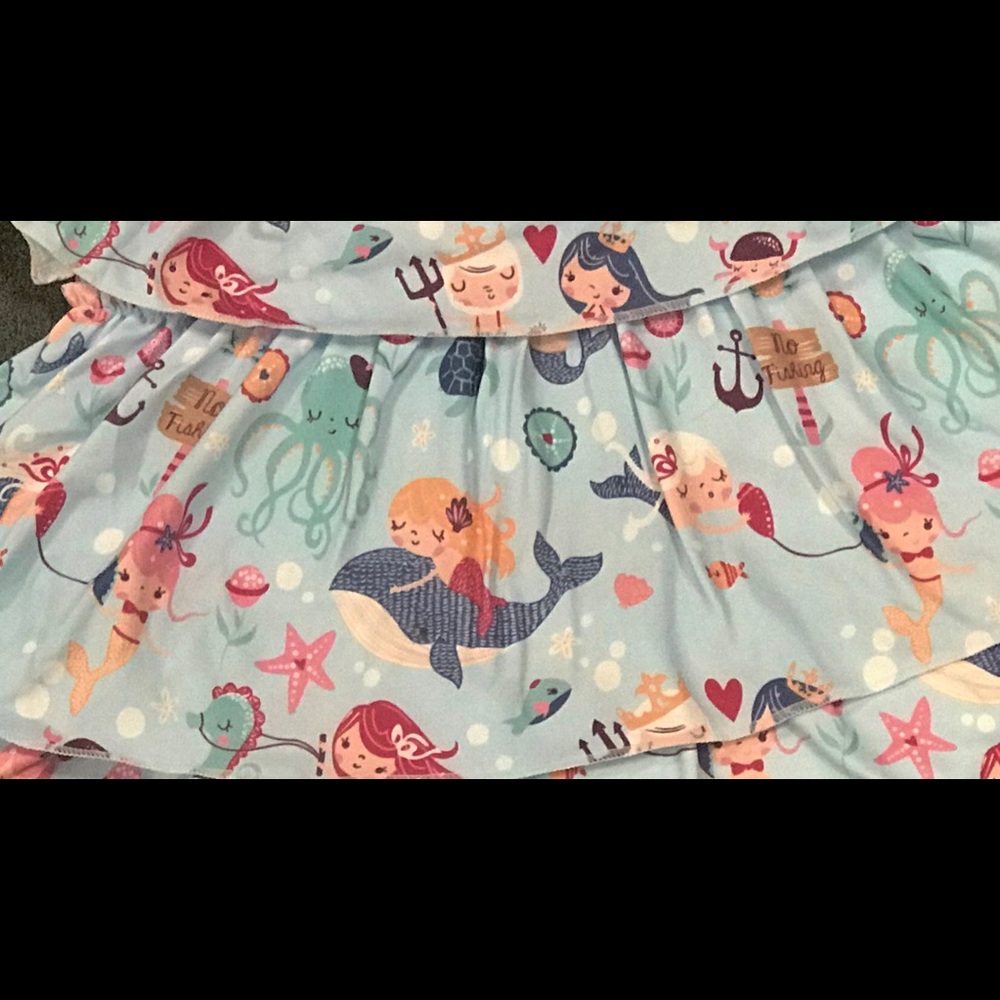 NWT Mermaid Boutique Short Set Tunic - Picture 5 of 5